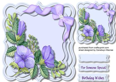 Beautiful Bracket and Lilac Flowers 