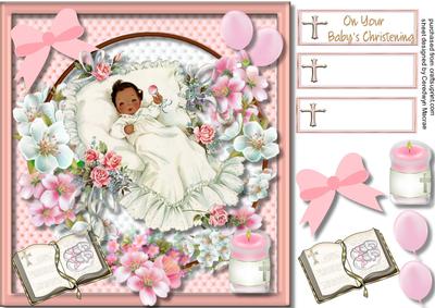 Ethnic Baby Girls Christening 