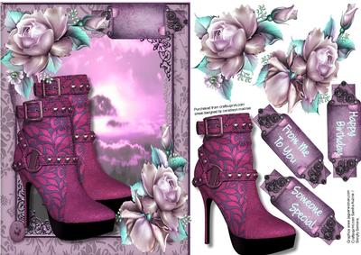 Creise Sunset , with Boots and Flowers 