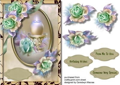 Beautiful Beige Candle 2