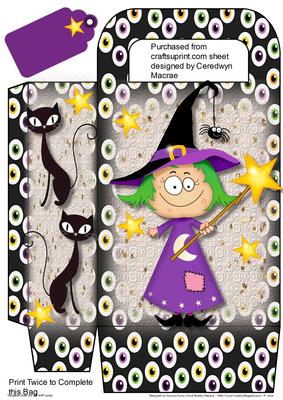 Halloween or Trick an Treat , Gift Bag ,3