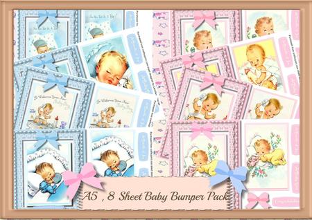 A5 Beautiful Baby Boy and Girls Bumper Kit