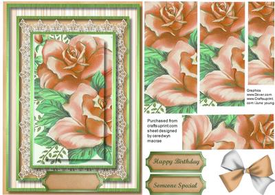 Lovely Beige Roses in Pyramid 