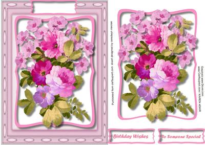 Beautiful Bouque of Mixed Pink Flowers 