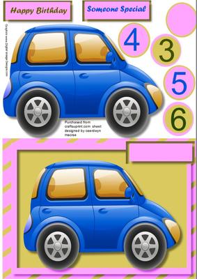 Lovely Blue Bubble Card 