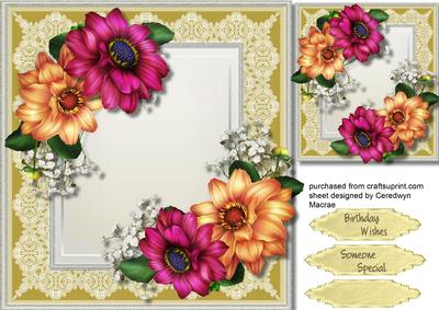 Beautiful Dahlia's and Baby's Breath