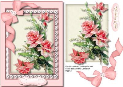 Beautiful Kliene Roses and Lily of the Valley 