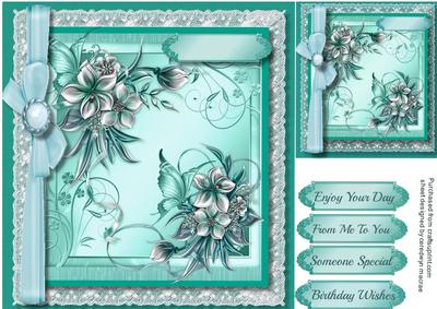 Beautiful Wynfloral Flowers in Deep Aqua 