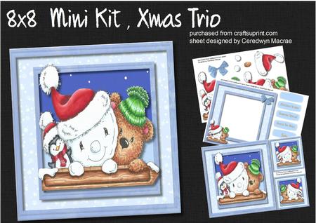 8x8 Mini Kit , Xmas Trio 