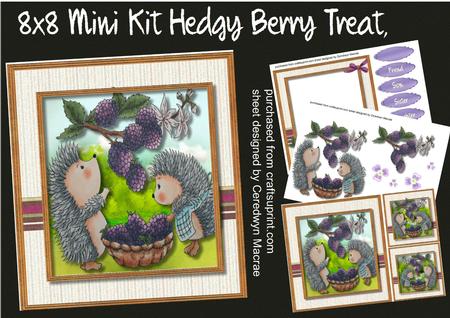 8x8 Mini Kit , Hedgy Berry Treat