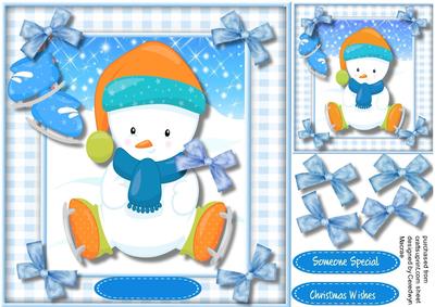 Lovely Skateing Snowbaby
