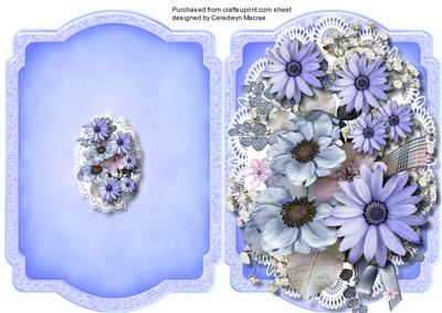 Print and Fold, Lovely Liacs and Lace 
