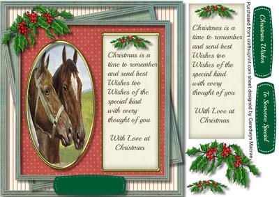 Beautifu Christmas Card for the Men 