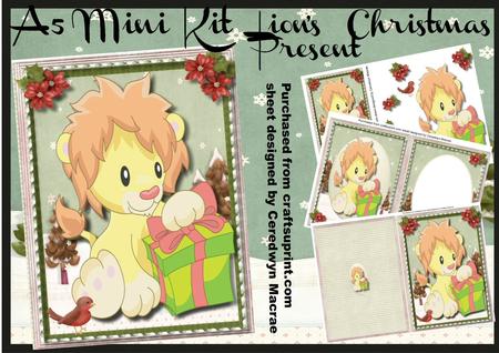A5 Mini Kit, Lion's Christmas Present 