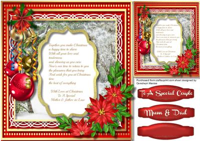 To a Special Mother & Father-in-law 