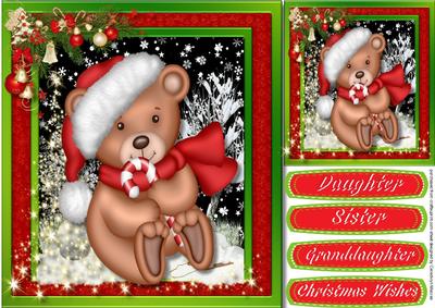 Teddies Christmas Wishes 