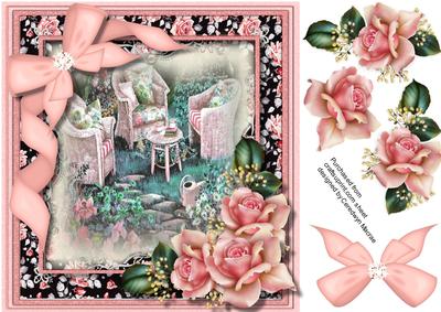 Beautiful Scene with Downton Roses 