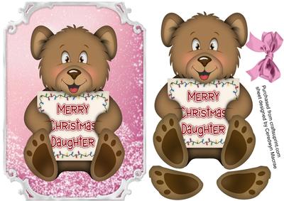 Abeary Merry Christmas Daughter