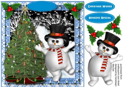 Lovey Dancing Christmas Snowman