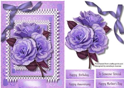 Lovely Lilac Roses 
