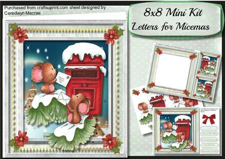 8x8 Mini Kit , Letters for Micemas