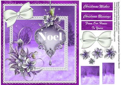 Lovely Lilac Christmas Noel