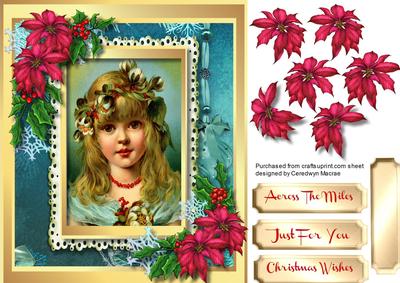 Beautiful Vintage Christmas Girl