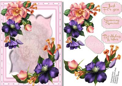 Beautiful Summer Roses on a Kadare Frame 