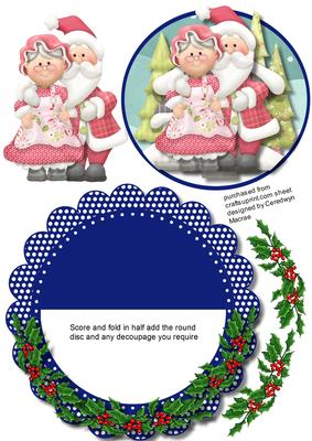 Blue Rocker ,mr & Mrs Clause