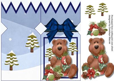 Lovely D.l Christmas Thicket Bear 