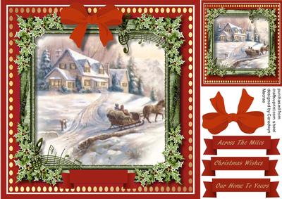 Lovely Sleigh Ride in the Snow
