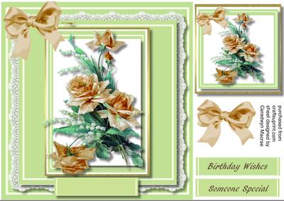 Lovely Cream Kliene Roses and Lace