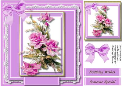 Lovely Lilac Kliene Roses and Lace
