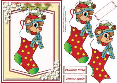 Cute Pupy in a Sstocking