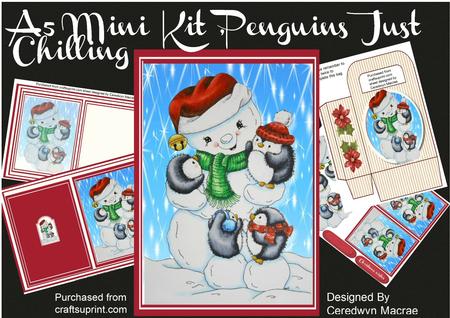 A5 Mini Kit ,penguins Just Chilling