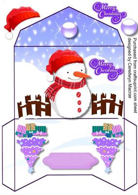 Lovely Lilac Christmas Money Wallet