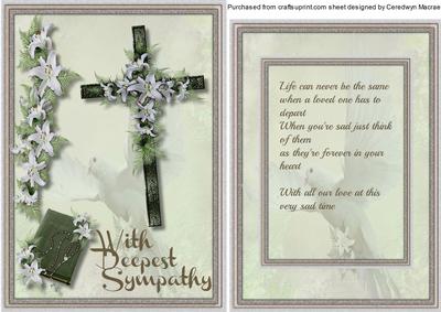 With Deep Sympathy , and Lovely Verse 