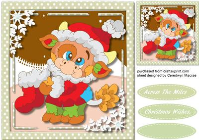 Santa's Christmas Bull
