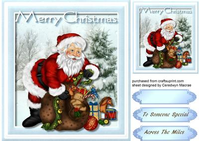 Santa and His Sack 