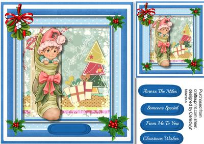 Gnome Hiding in the Stocking