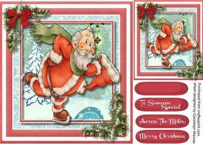 Santa's Skating Round the North Pole 