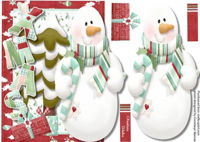 Over the Edge Christmas Snowman 