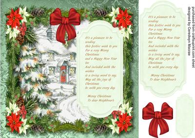 Christmas Greetings to Special Neighbour's