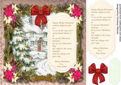 Merry Christmas to a Dear Sister