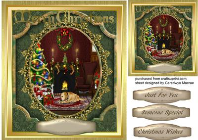 Beautiful Scene in Gold Frame