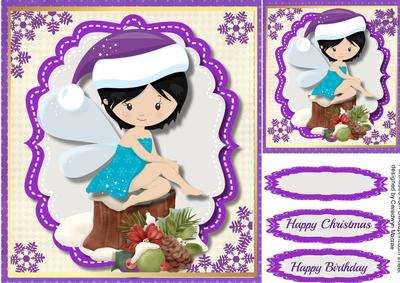 Birthday or Christmas , the Winter Fairy 