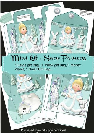 Mini Kit, Snow Princess Gift Bag Set 