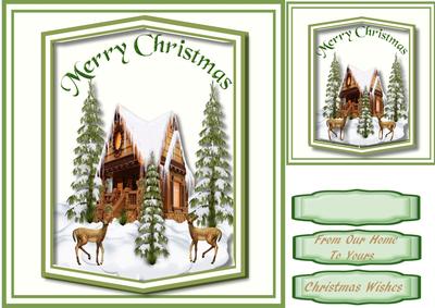 Lovely Christmas Cottage and Deer's 