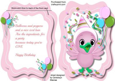Tent Card with Vers, Now Your One , Girl