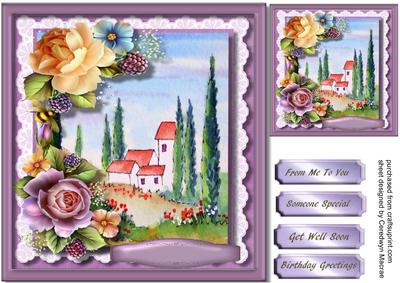 Beautiful Med Scene Wit Summer Fruits